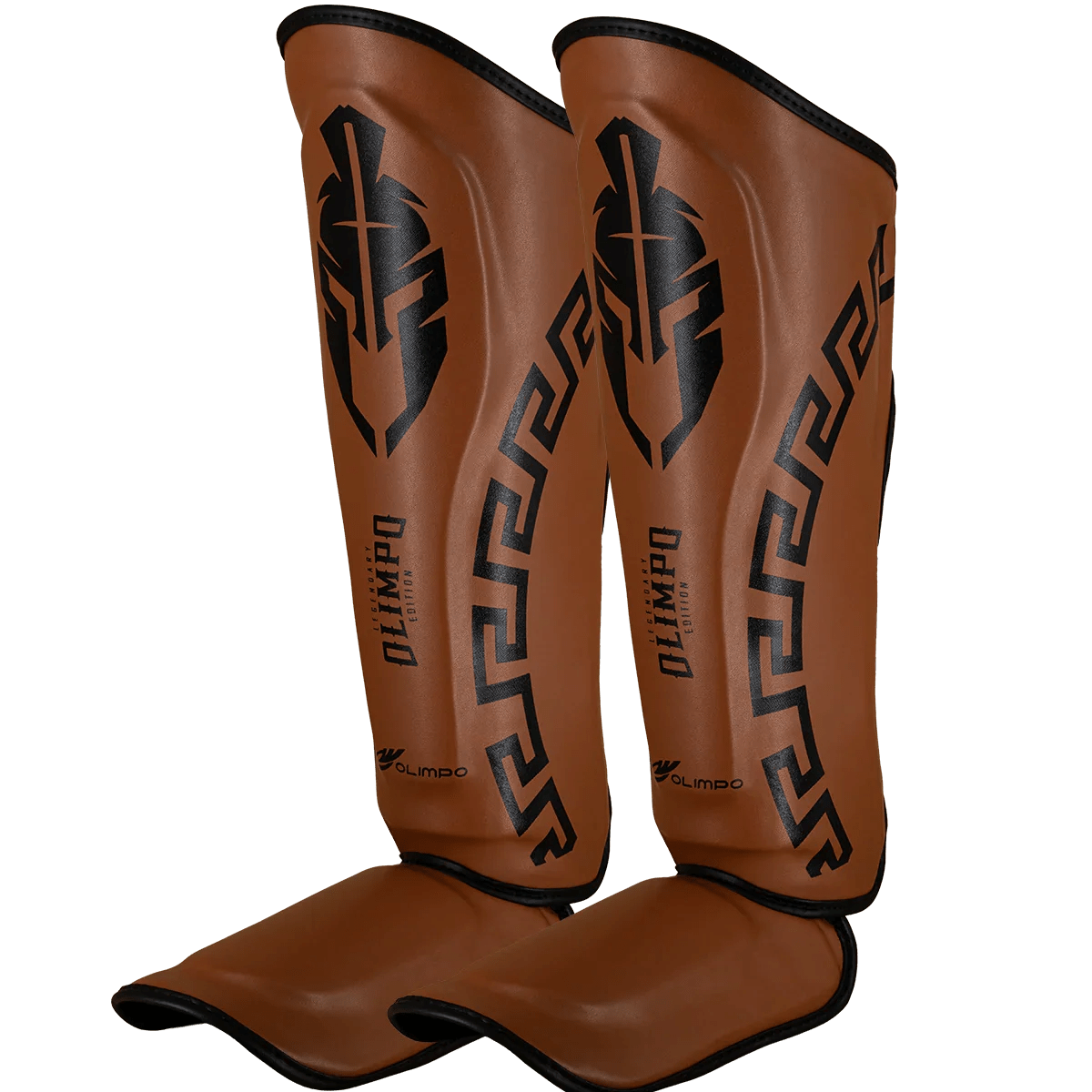 Caneleira de Muay Thai Legendary Marrom e Preto