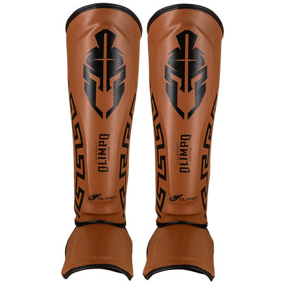 Caneleira de Muay Thai Legendary Marrom e Preto