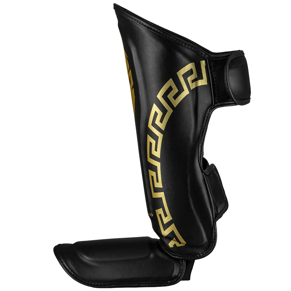 Caneleira de Muay Thai Legendary Preto e Dourado