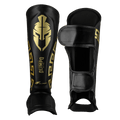 Caneleira de Muay Thai Legendary Preto e Dourado