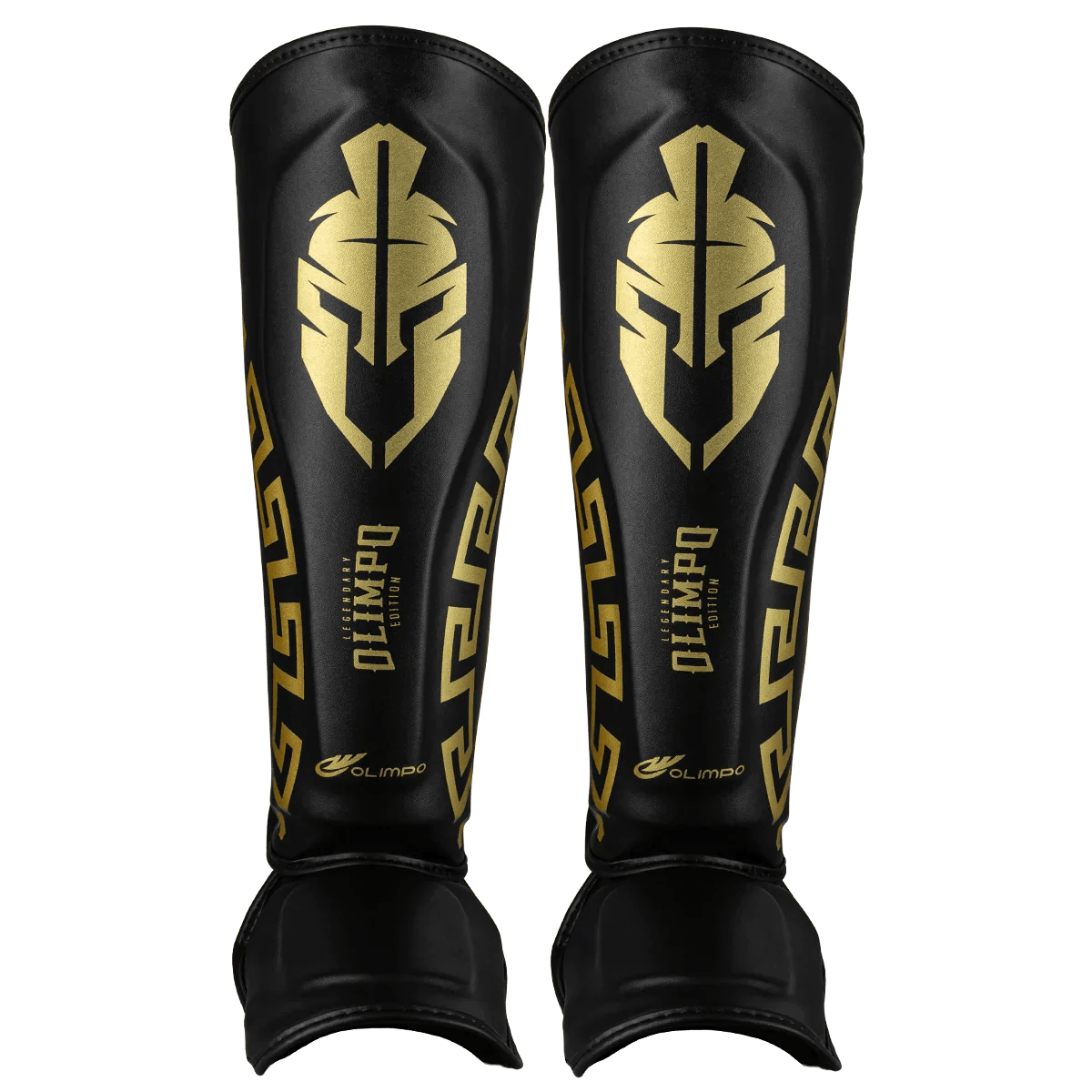 Caneleira de Muay Thai Legendary Preto e Dourado