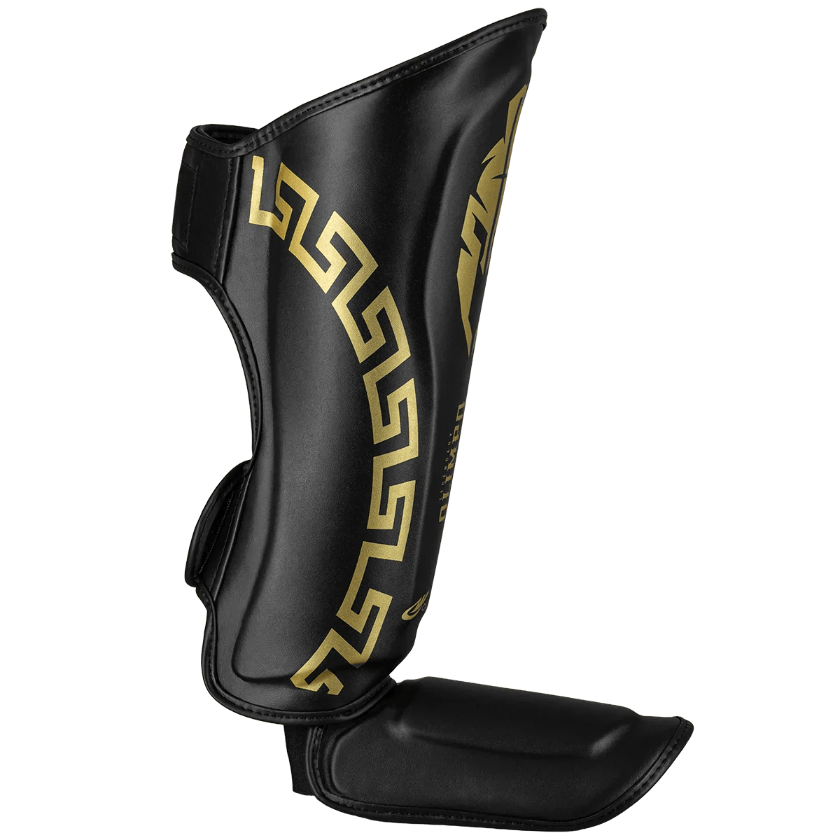 Caneleira de Muay Thai Legendary Preto e Dourado