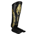 Caneleira de Muay Thai Legendary Preto e Dourado