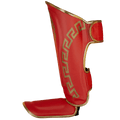 Caneleira de Muay Thai Legendary Vermelho e Dourado