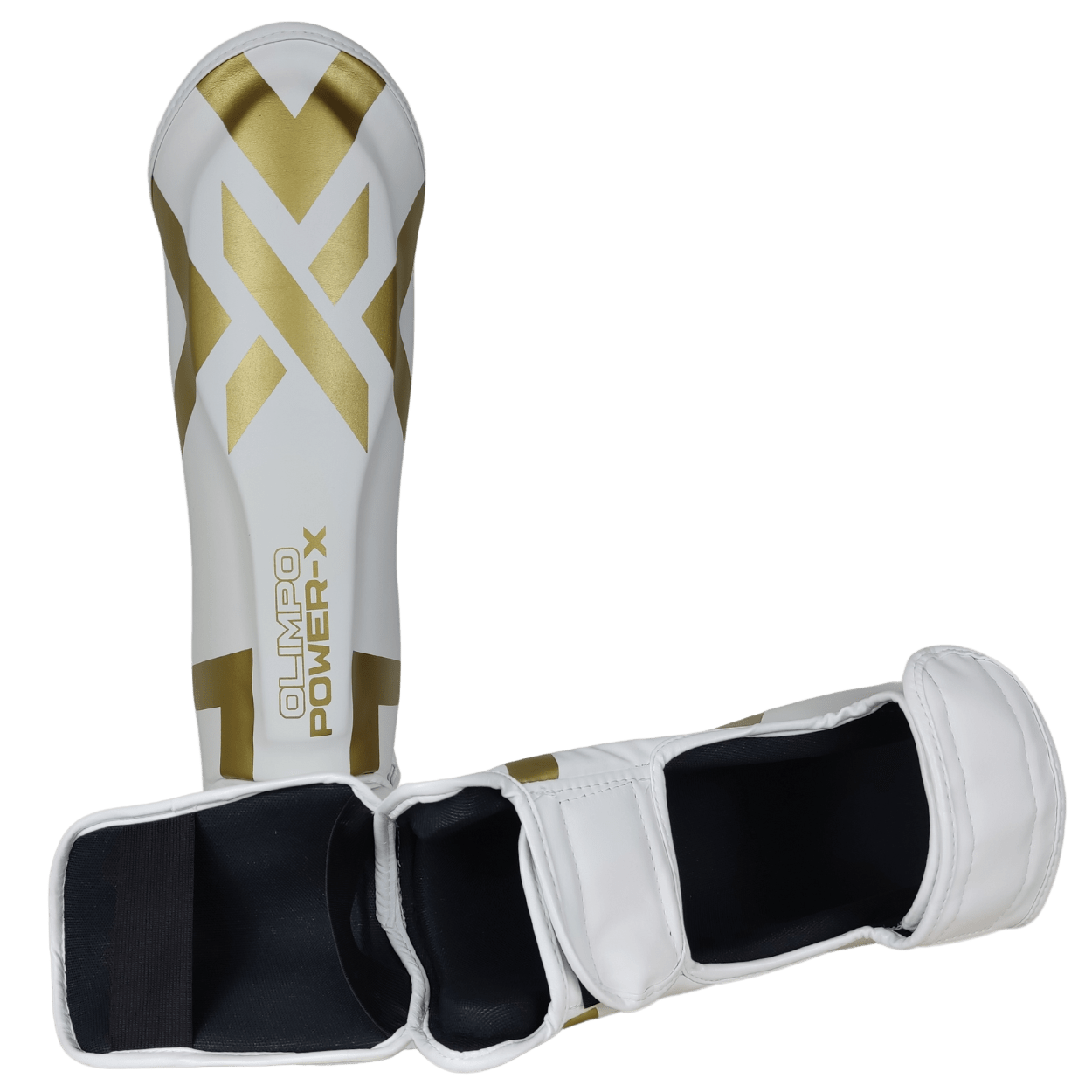 Caneleira Muay Thai Power-X Edition proteção de perna premium