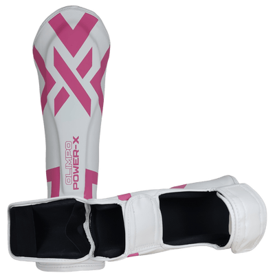 Caneleira Muay Thai Power-X Edition proteção de perna feminino e masculino - imagem alternativa