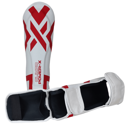 Par de Caneleira de Muay Thai Power-X Olimpo para treino