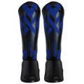 Caneleira de Muay Thai Power-X Preto e Azul