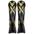 Caneleira de Muay Thai Power-X Preto e Dourado