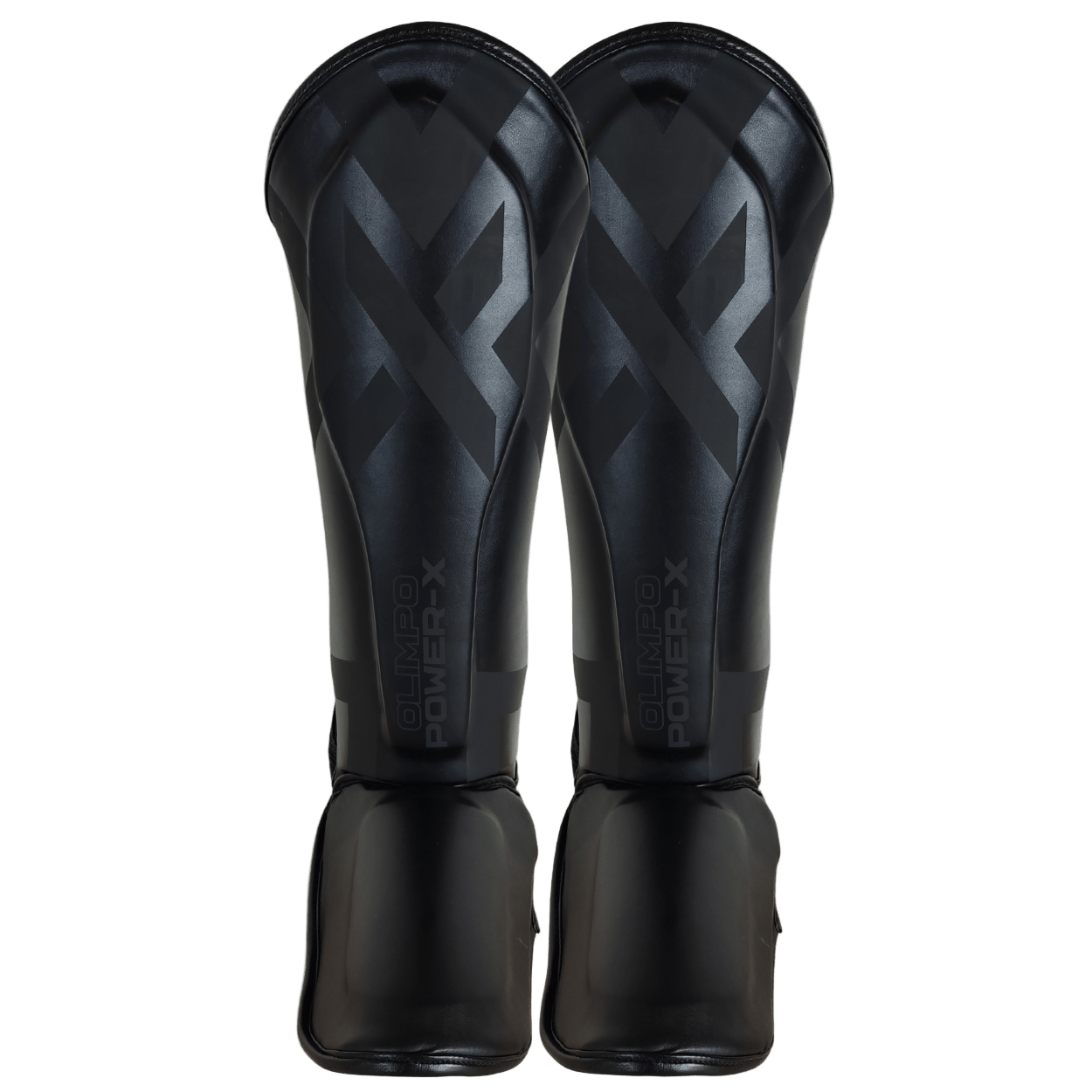 Caneleira de Muay Thai Power-X Preto e Preto