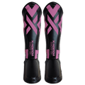 Caneleira de Muay Thai Power-X Preto e Rosa