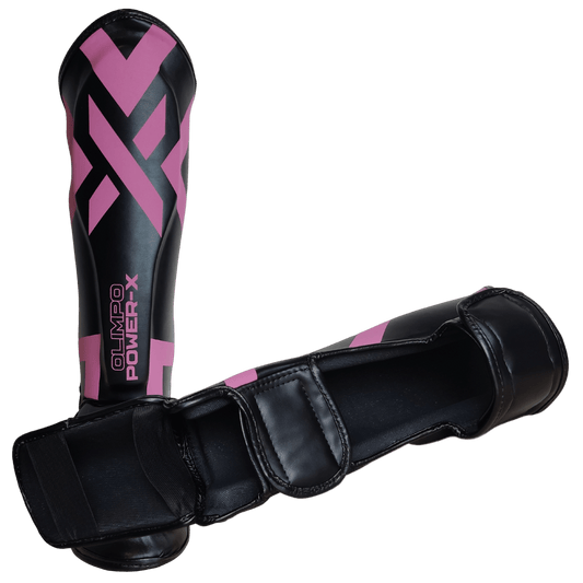 Par de Caneleira de Muay Thai Power-X Olimpo para treino