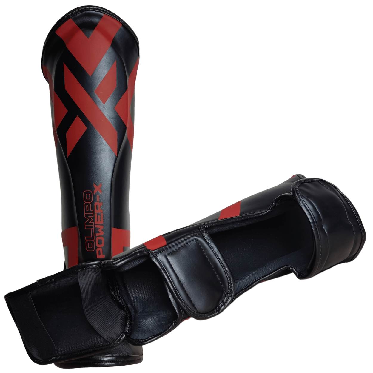 Par de Caneleira de Muay Thai Power-X Olimpo para treino