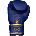 Luva de Muay Thai e Boxe Legendary Edition Azul com Dourado