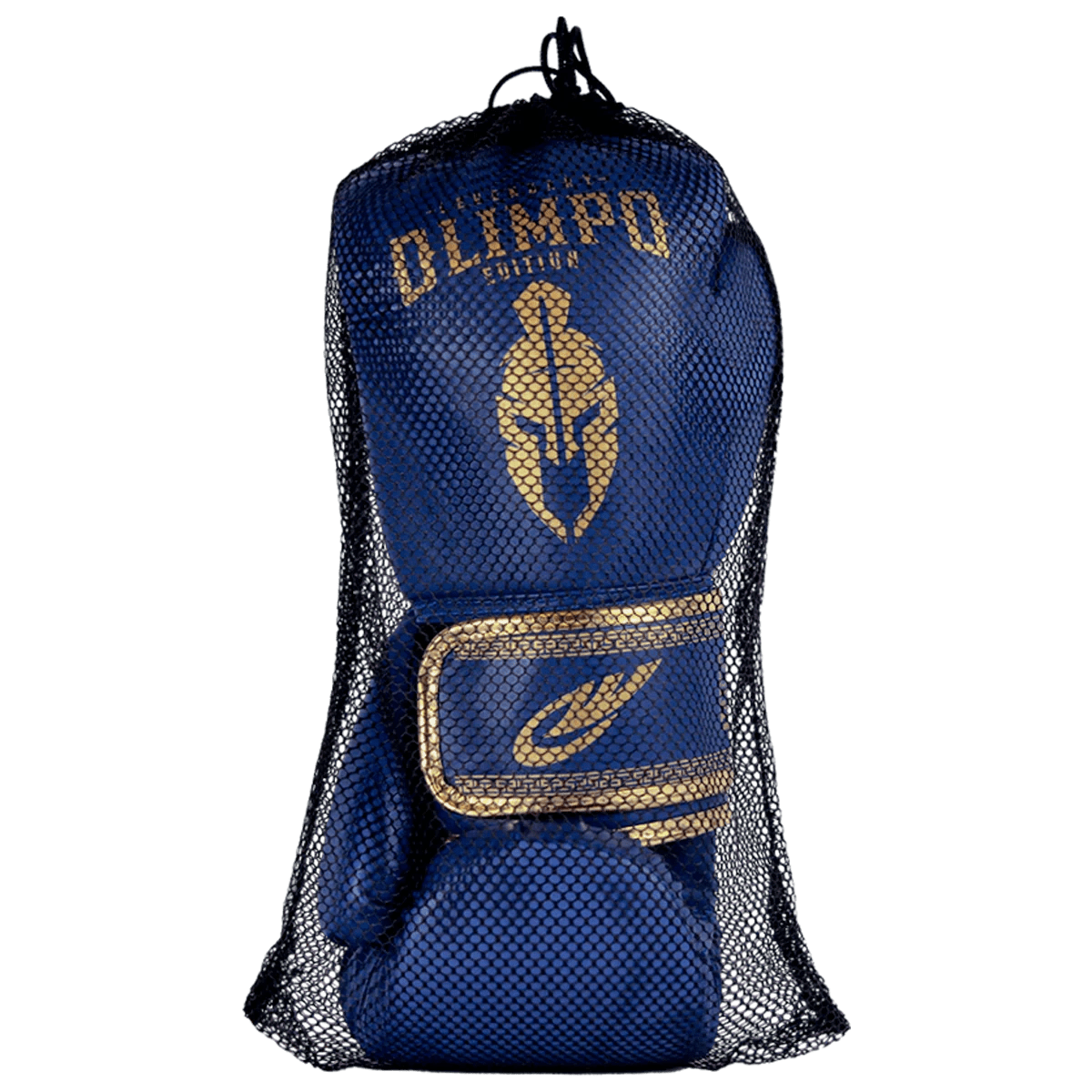 Luva de Muay Thai e Boxe Legendary Edition Azul com Dourado