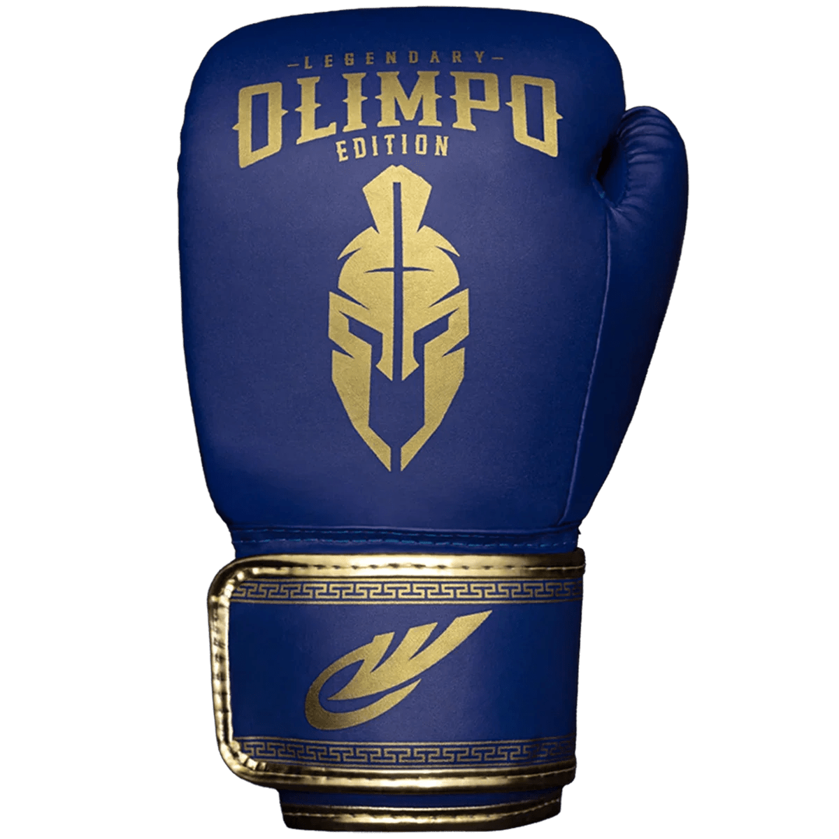 Luva de Muay Thai e Boxe Legendary Edition Azul com Dourado