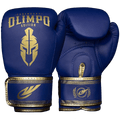 Luva de Muay Thai e Boxe Legendary Edition Azul com Dourado