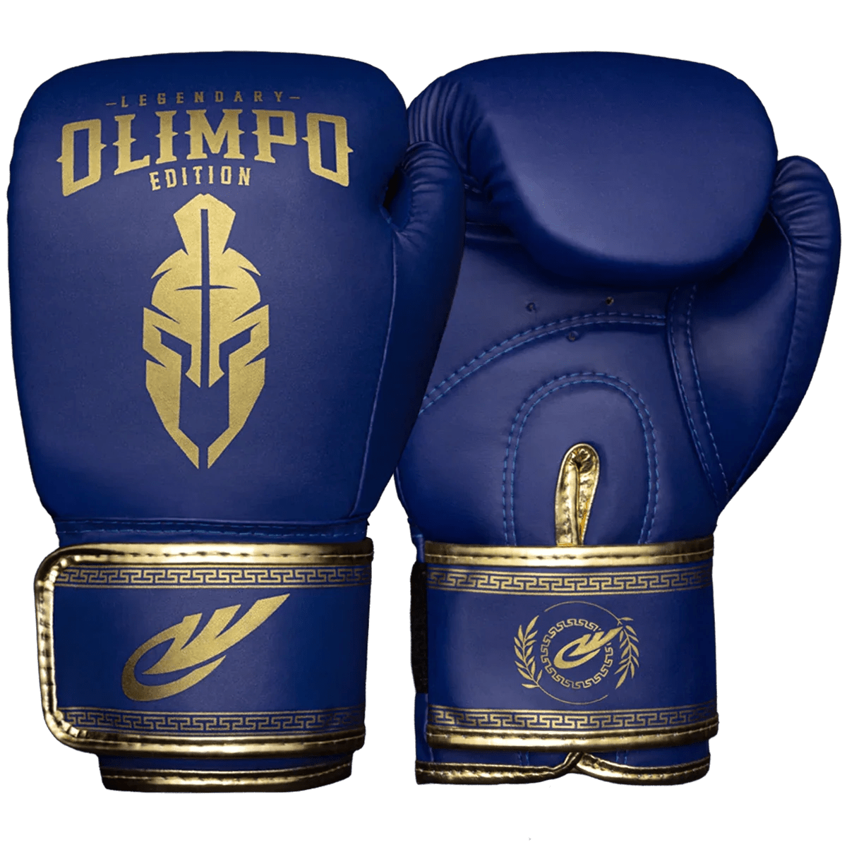 Luva de Muay Thai e Boxe Legendary Edition Azul com Dourado