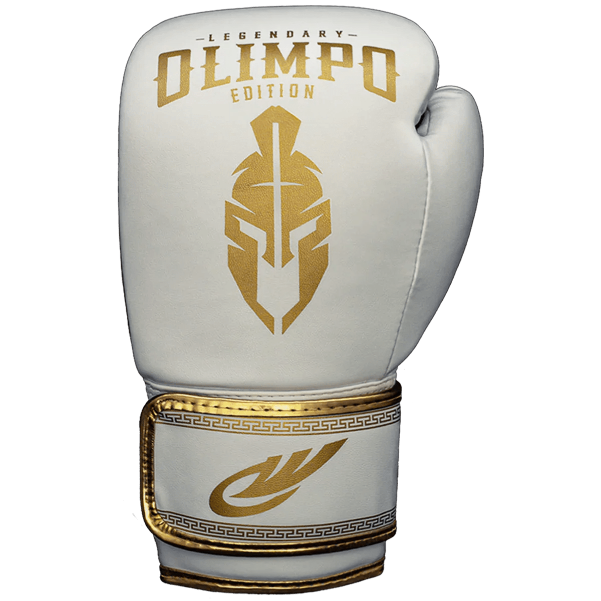 Detalhe do acabamento em marrom da Luva de Muay Thai