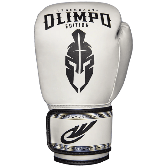 Luva de Muay Thai e Boxe Legendary Edition Branco com Preto