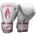 Luva de Muay Thai Legendary Branco e Rosa