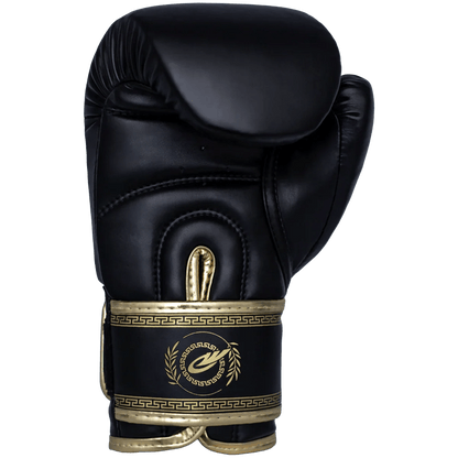 Luva de Muay Thai e  Boxe Legendary Edition - Preto Com Dourado - Olimpo