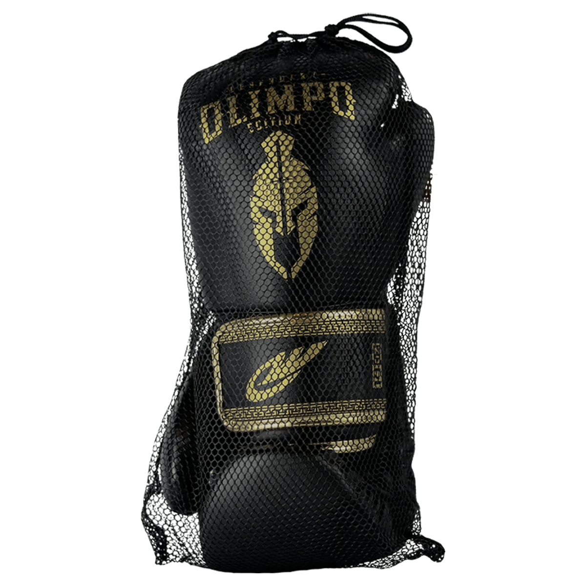 Luva de Muay Thai e  Boxe Legendary Edition - Preto Com Dourado - Olimpo