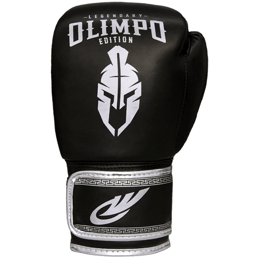 Luva de Muay Thai e Boxe Legendary Edition Preto com Prata