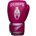 Luva de Muay Thai e Boxe Legendary Edition Rosa com Prata