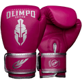 Luva de Muay Thai e Boxe Legendary Edition Rosa com Prata