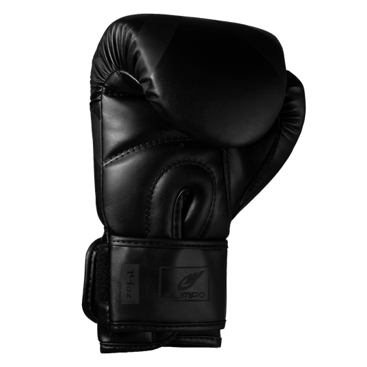 Luva de Boxe e Muay Thai Power-X – Preto com Preto – Olimpo (foto 2)