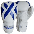 Luva de Boxe e Muay Thai Power-X Branco e Azul