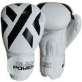 Luva de Boxe e Muay Thai Power-X Branco e Preto