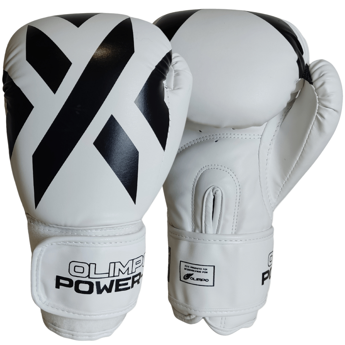 Luva de Boxe e Muay Thai Power-X Branco e Preto