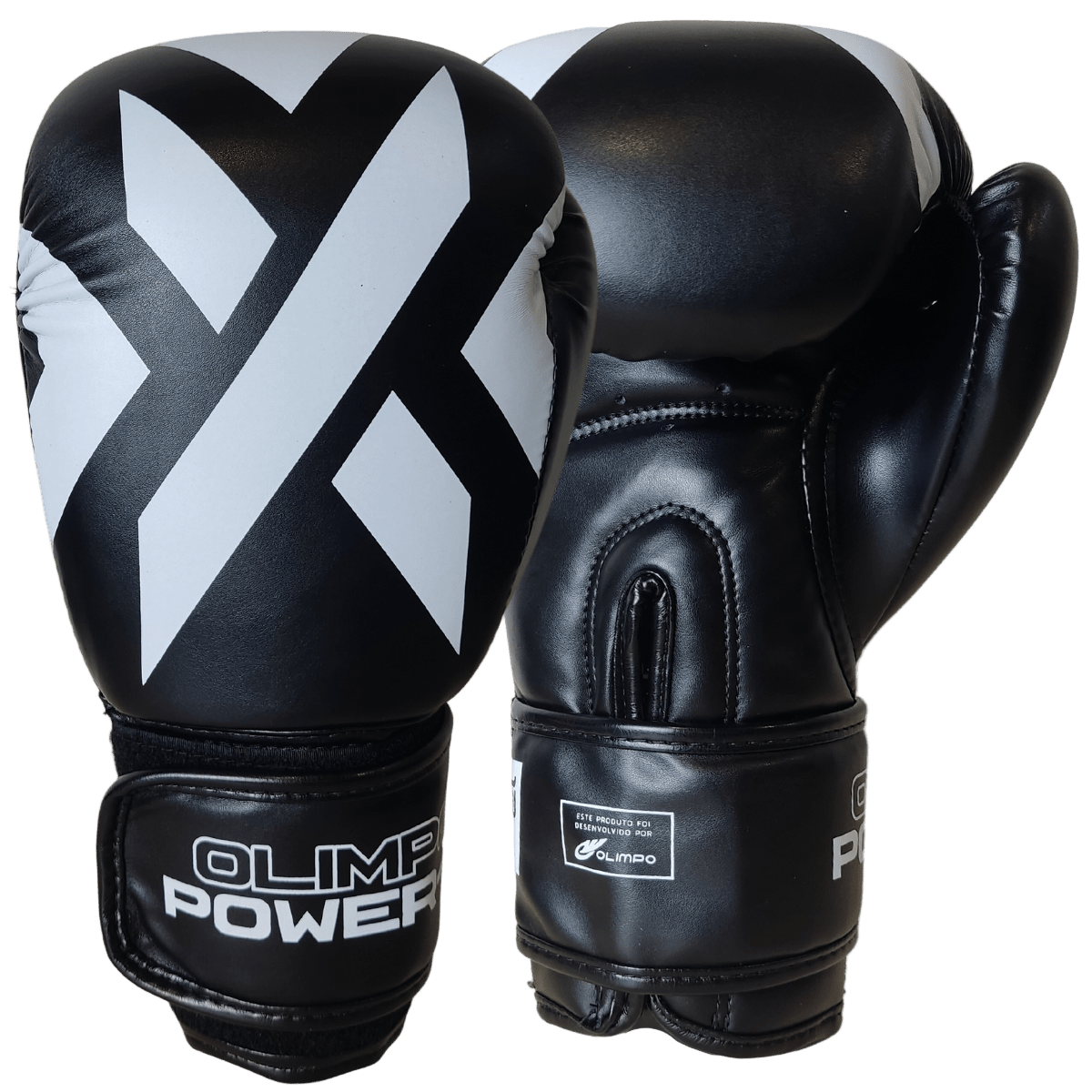 Luva de Boxe e Muay Thai Power-X Preto e Branco