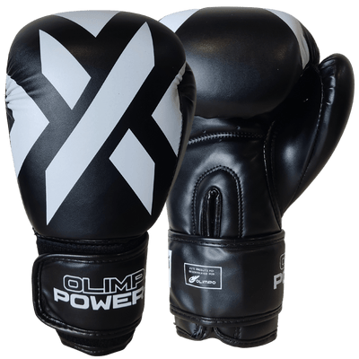 Luva de Boxe e Muay Thai Power-X Preto e Branco