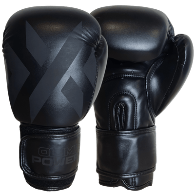 Luva de Boxe e Muay Thai Power-X Preto e Preto