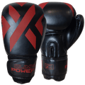 Luva de Boxe e Muay Thai Power-X Preto e Vermelho