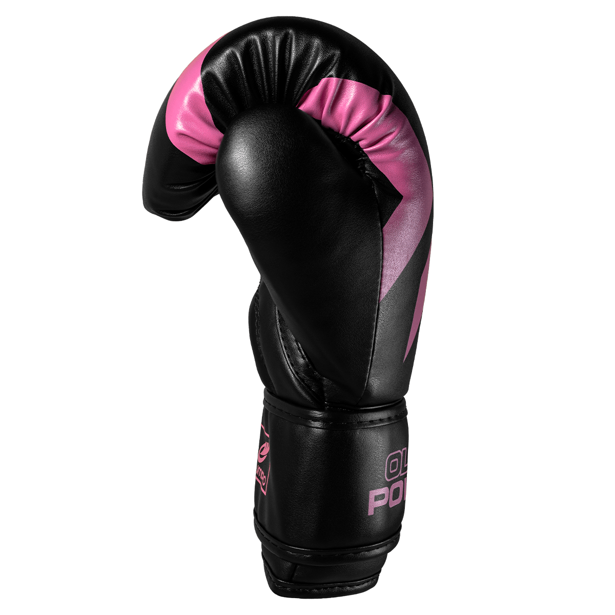 Luva de Boxe e Muay Thai Power-X - Preto e Rosa - Olimpo