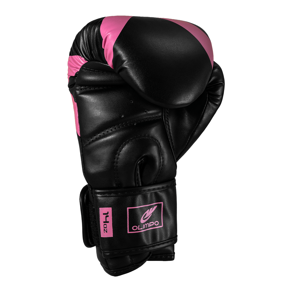 Luva de Boxe e Muay Thai Power-X - Preto e Rosa - Olimpo
