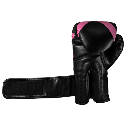 Luva de Boxe e Muay Thai Power-X - Preto e Rosa - Olimpo