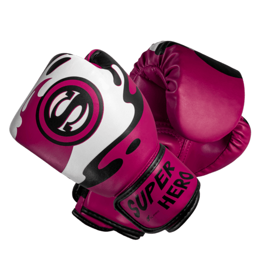 Luva de Boxe e Muay Thai Super - Hero - Rosa - Olimpo