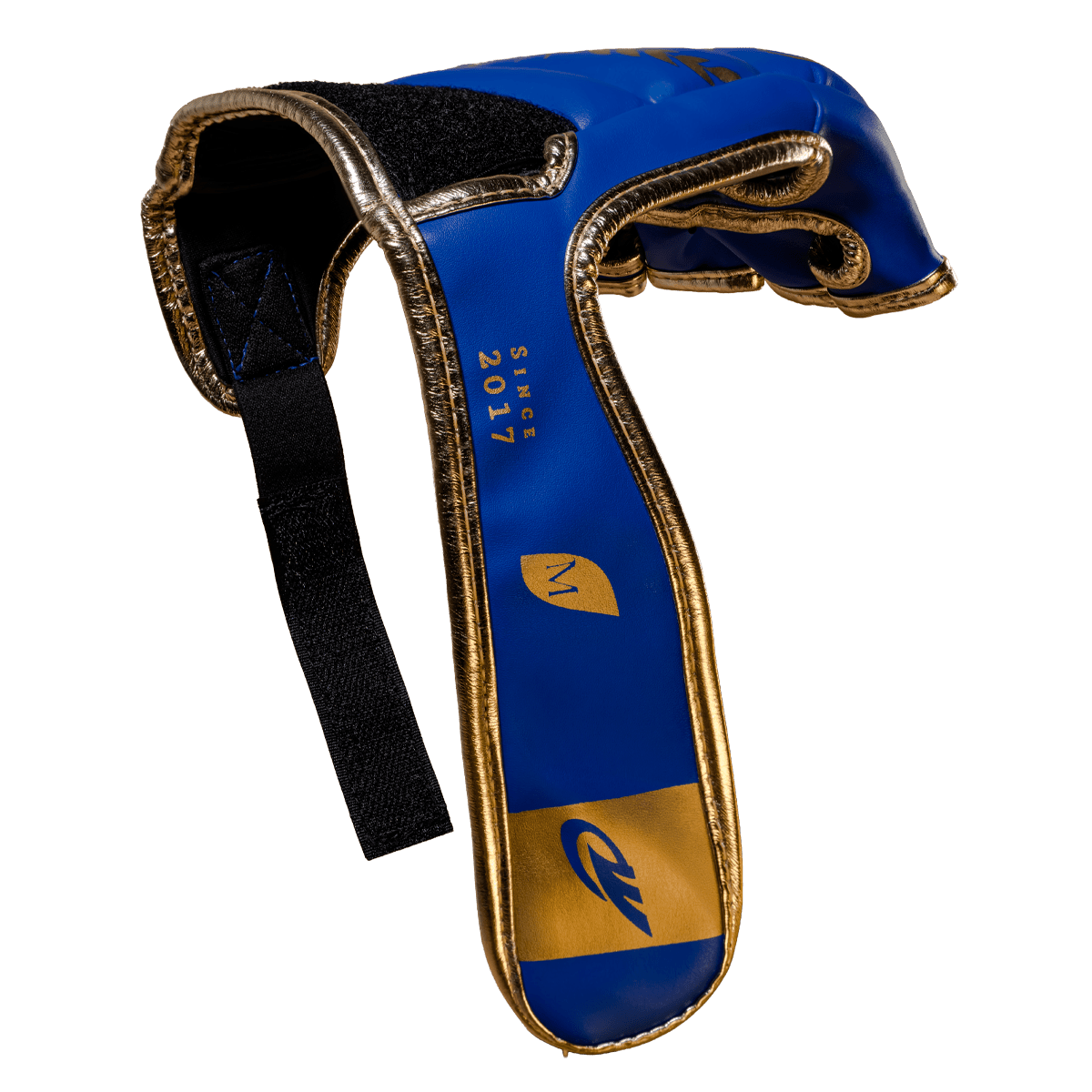 Luva de MMA Olimpo Esportes - Azul Com Dourado - Olimpo
