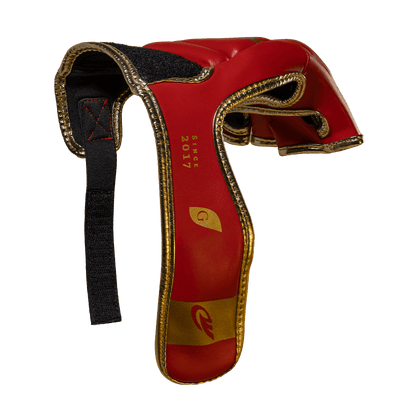 Luva de MMA Olimpo Esportes - Vermelho Com Dourado - Olimpo