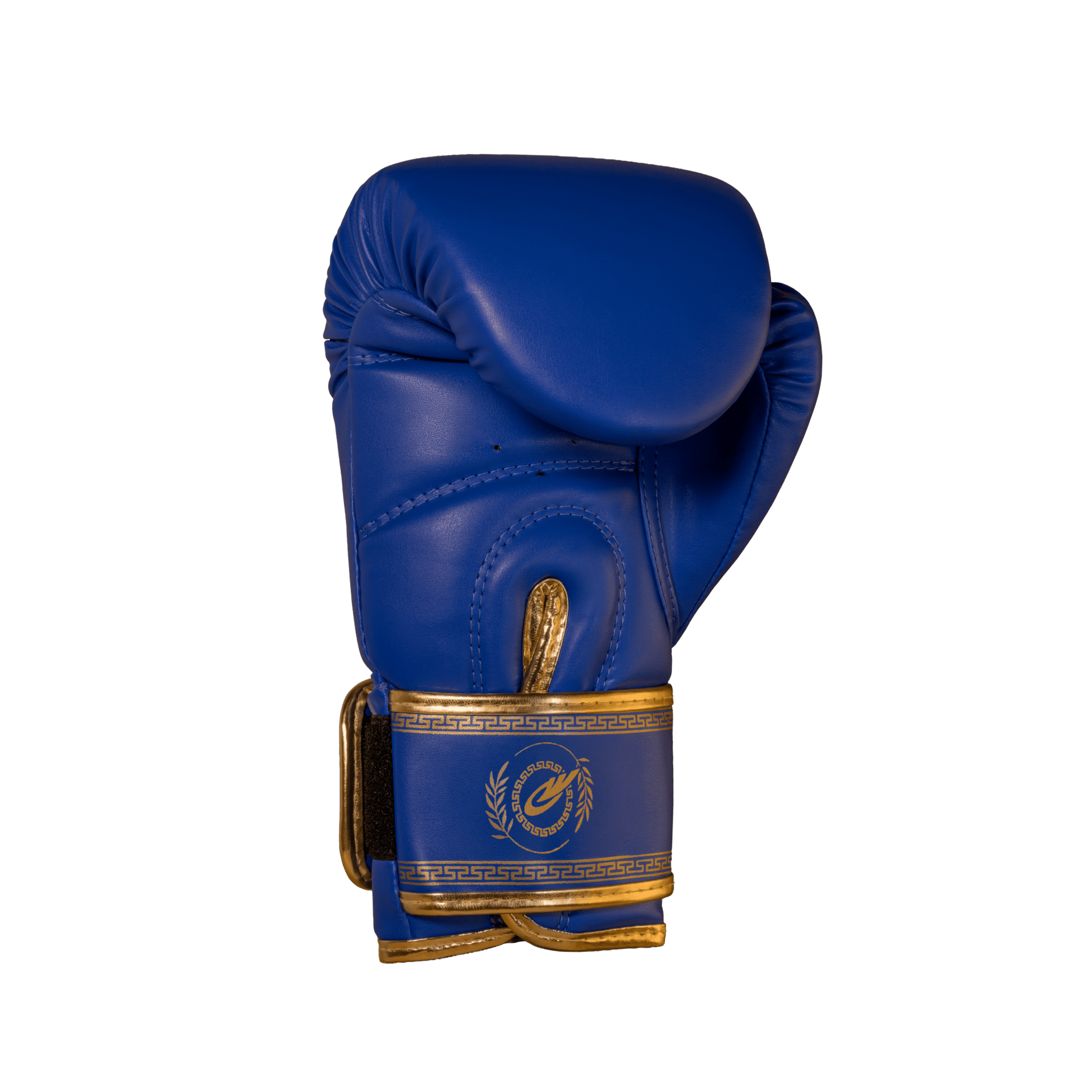 Luva de Muay Thai e Boxe Legendary Edition - Azul Com Dourado - Olimpo