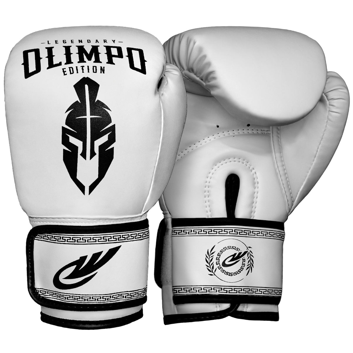 Luva de Boxe e Muay Thai Legendary Edition – Branco com Preto – Olimpo