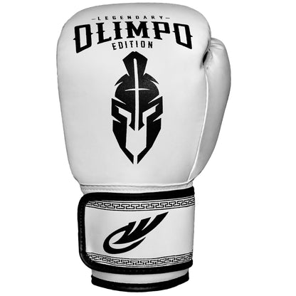 Luva de Boxe e Muay Thai Legendary Edition – Branco com Preto – Olimpo (foto 2)