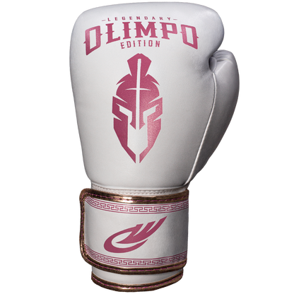 Kit Completo de Muay Thai Legendary Edition – Branco com Rosa – Olimpo (luva, foto 2)
