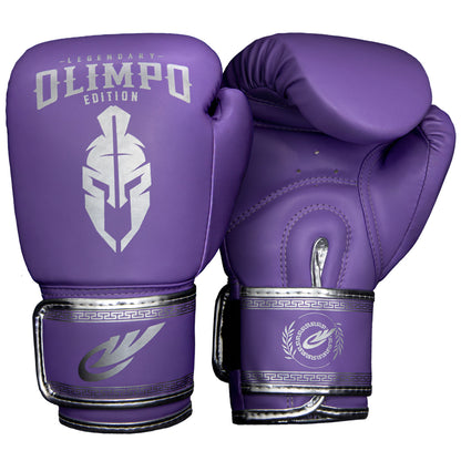 Kit Completo de Muay Thai Legendary Edition – Lilás com Prata – Olimpo (luva, foto 1)