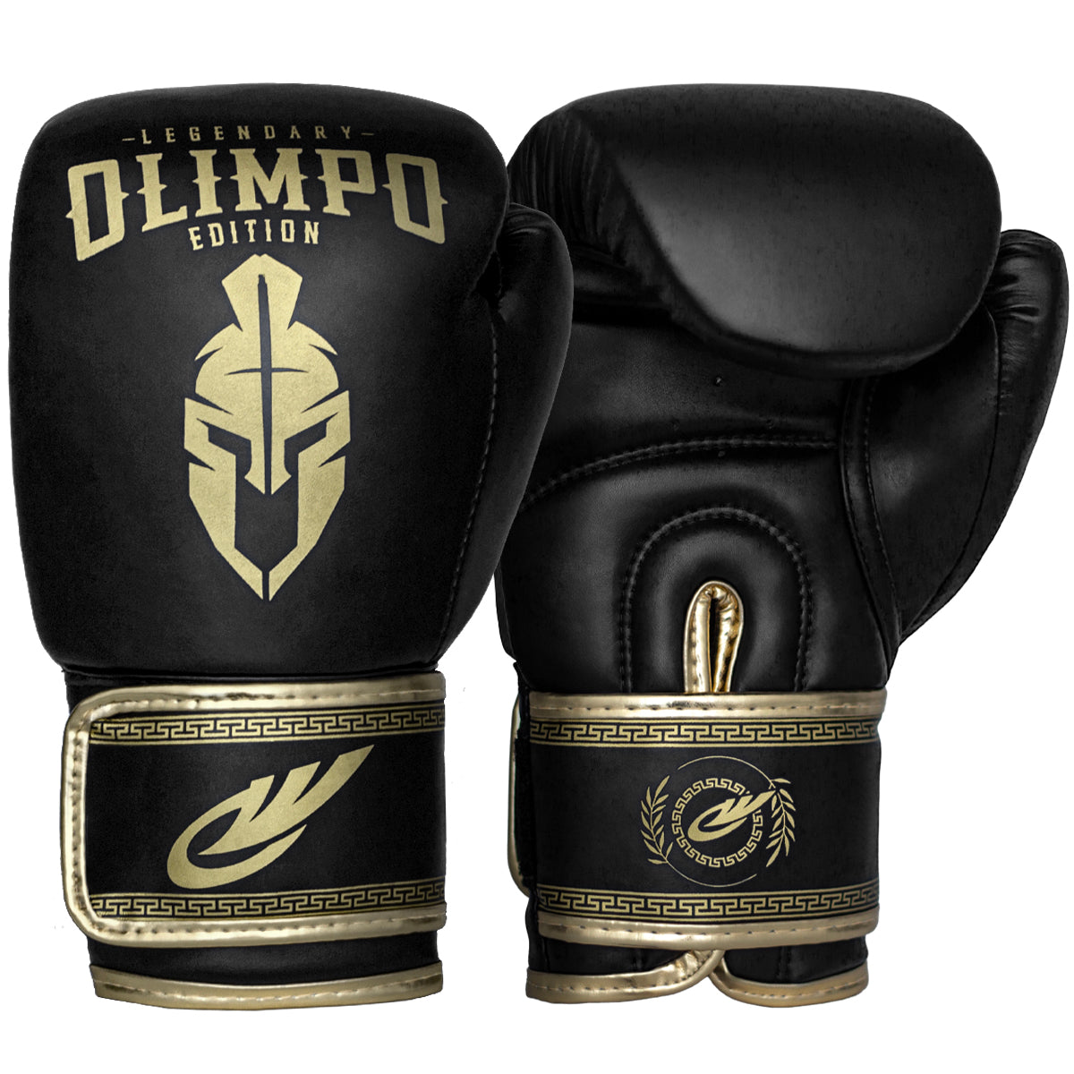 Luva de Boxe e Muay Thai Legendary Edition – Preto com Dourado – Olimpo